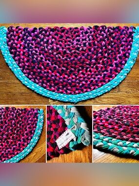 🍉Watermelon Handbraided Rug🍉